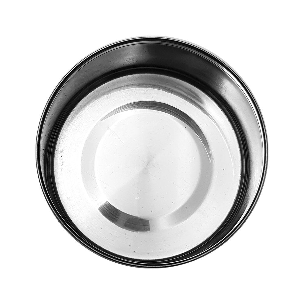 不锈钢食品容器 3 层圆形 14 厘米