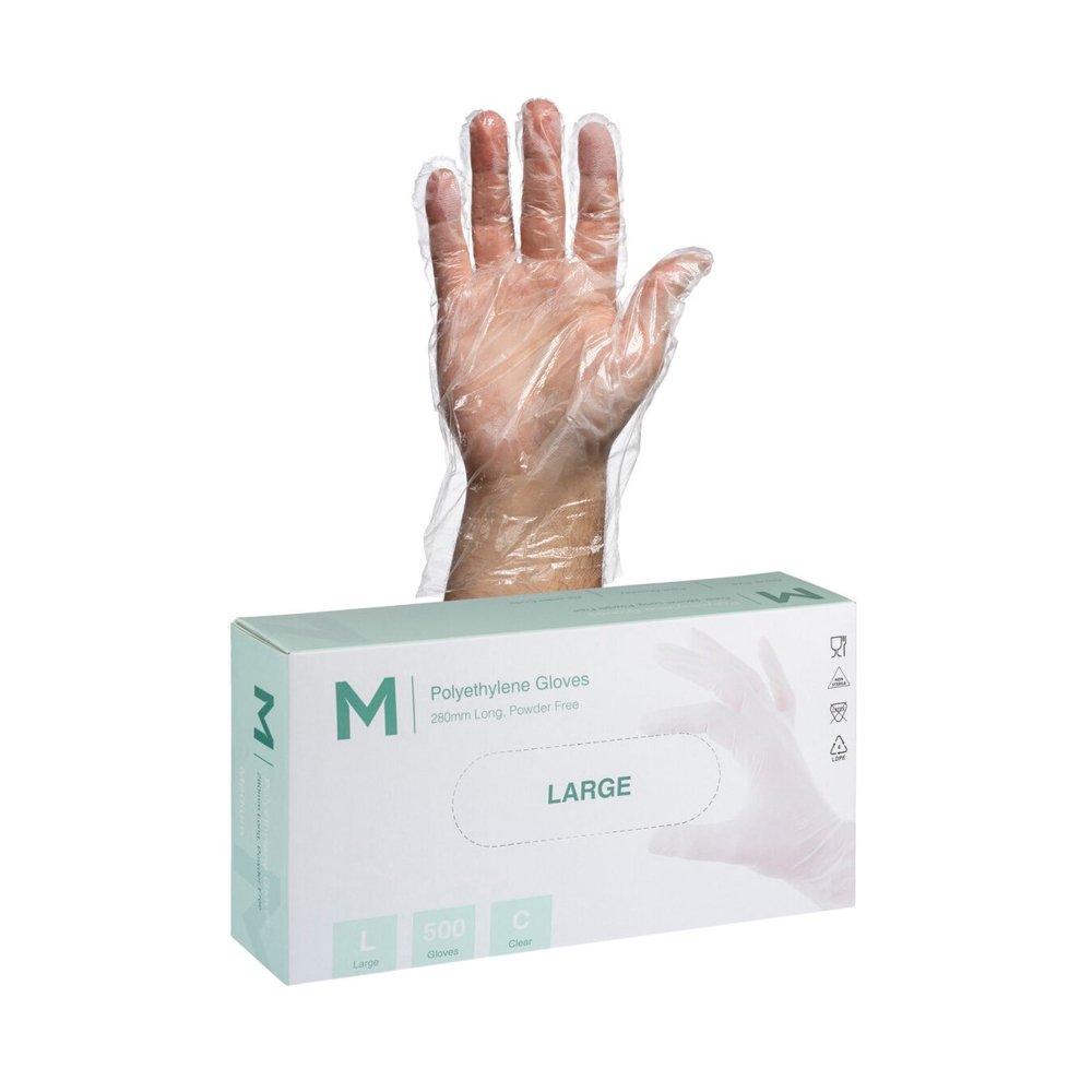 聚乙烯手套 透明 500 只(大号)