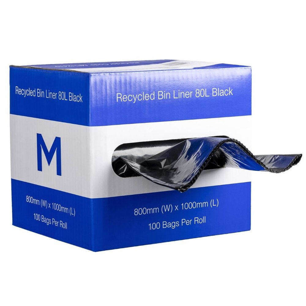 80L 垃圾桶内胆 黑色 100 件