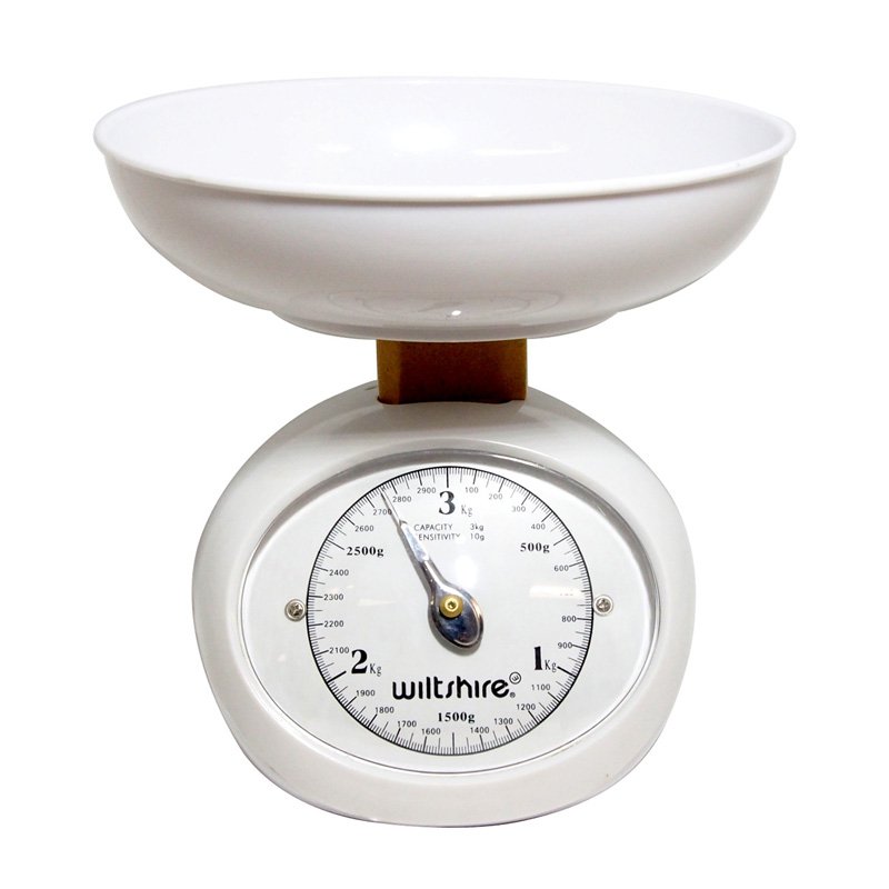机械厨房秤 白色碗 3kg