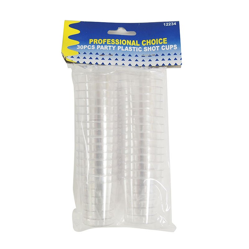 30 件装烈酒杯