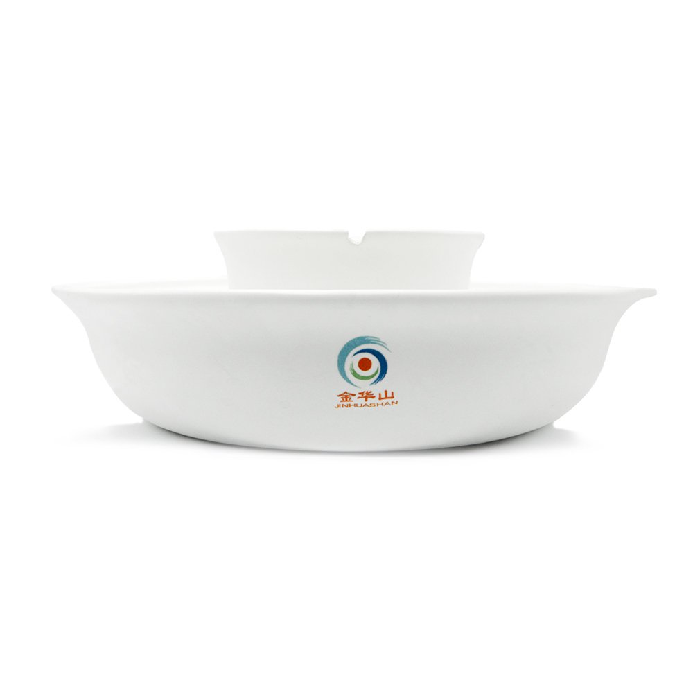 Clay Hot Pot with Centerpiece White 12"