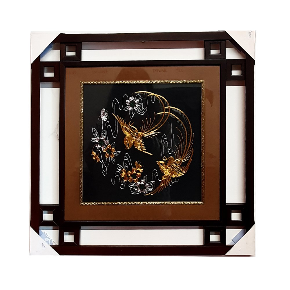 中国壁饰 530mmx530mm “双凤”双凤