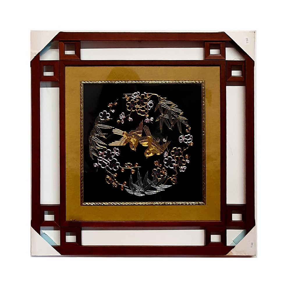 中国壁饰 530mmx530mm “双鸟”