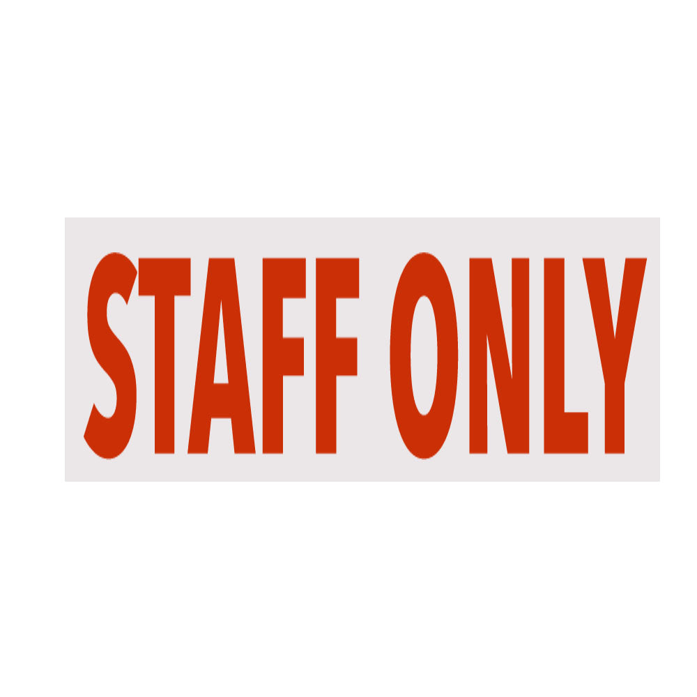 塑料标牌员工专用