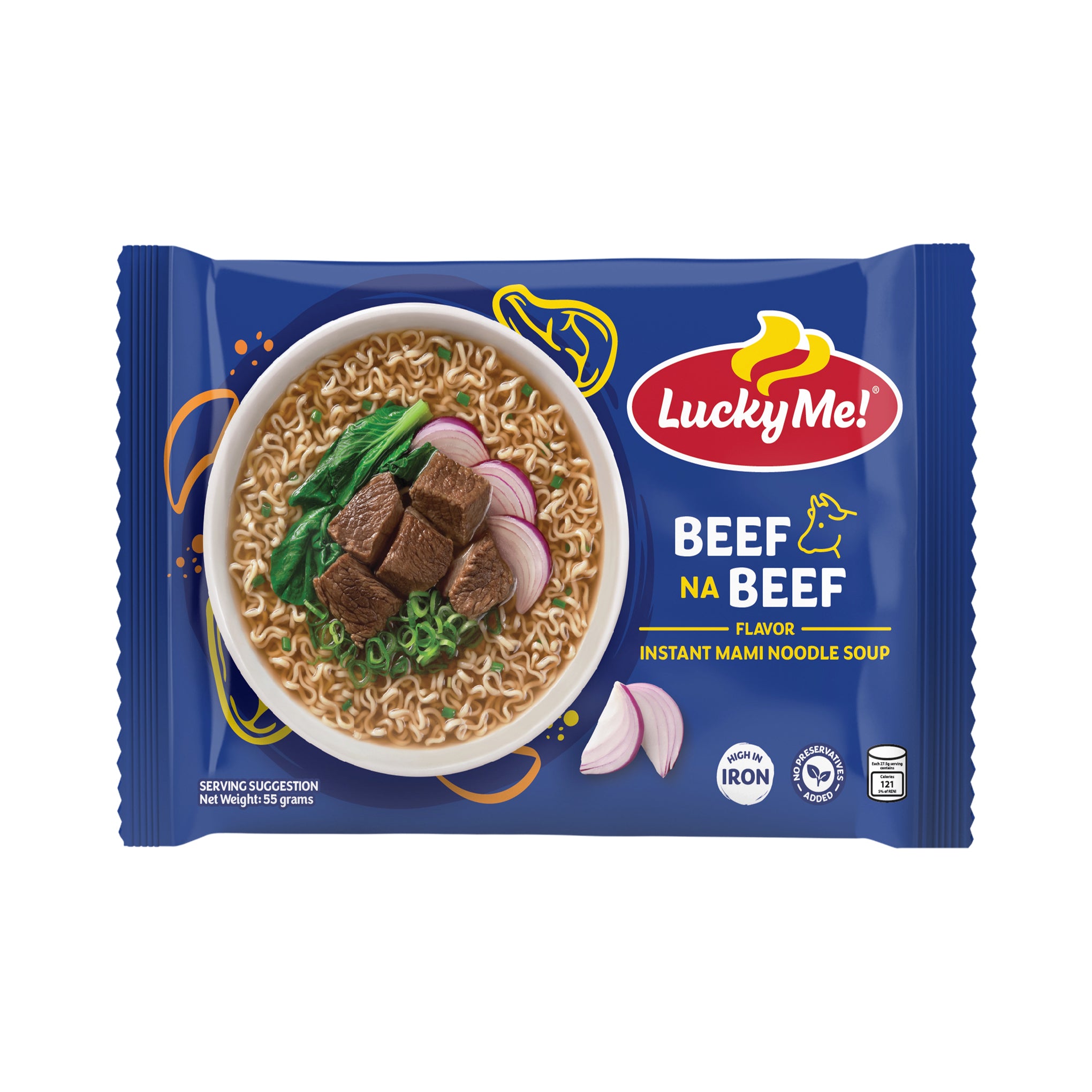 Instant Noodles Beef Flavour 6's x 55g