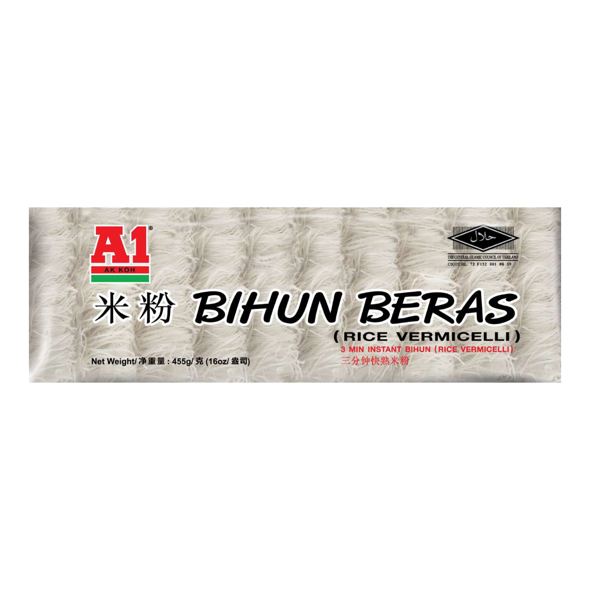 Bihun Beras (Vermicelli) 455g
