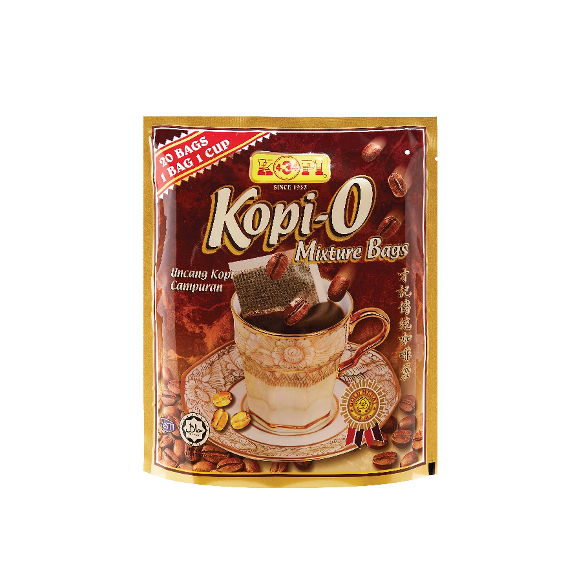 Traditional Coffee (Kopi) No Sugar 20's x 9g