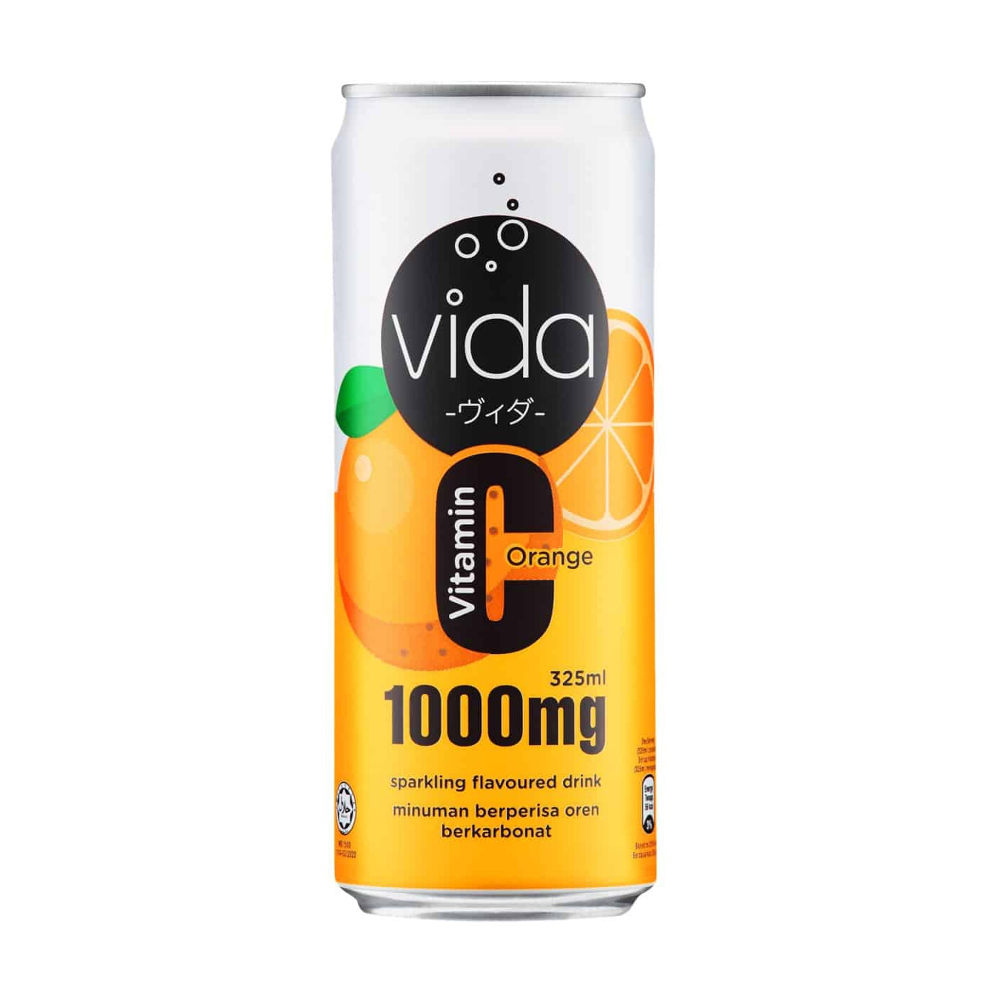 Vitamin C Sparkling Orange Flavoured Drink 325ml