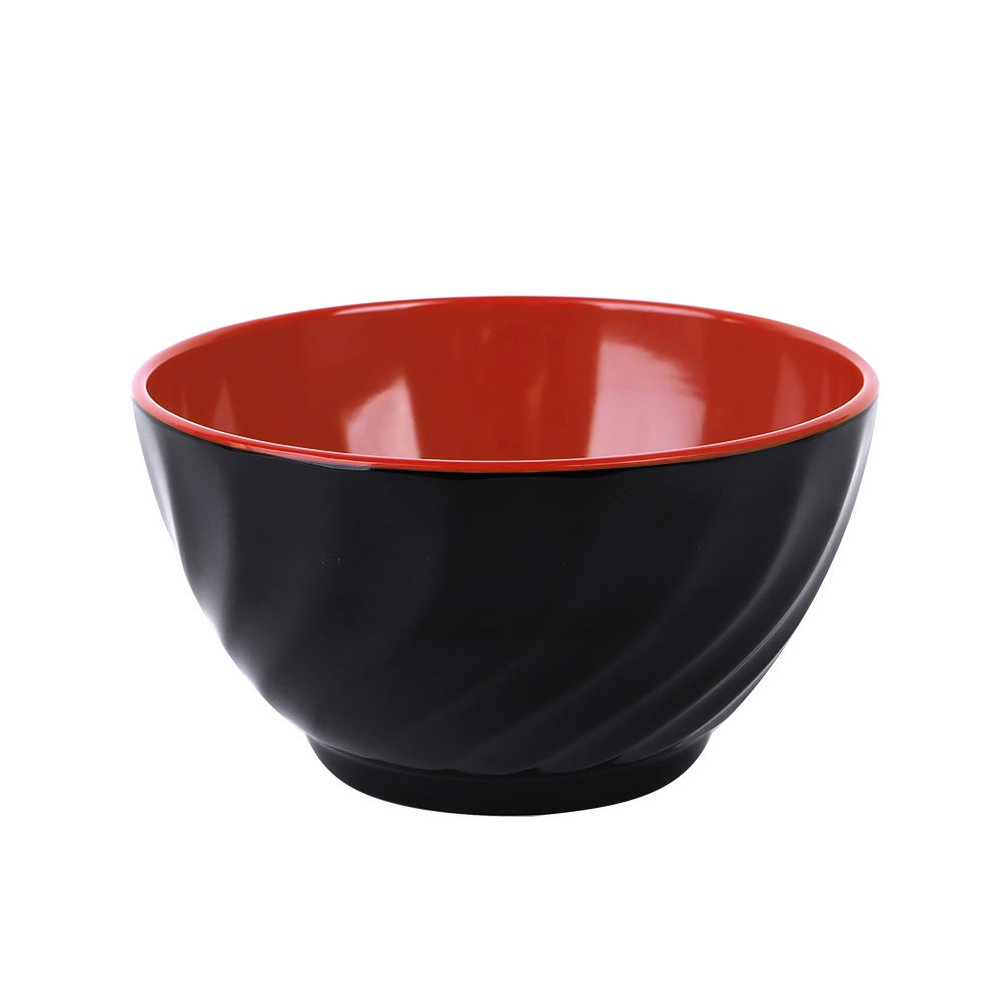 Melamine Bowl Red/Black 13.9cmx7.5cm