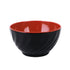 Melamine Bowl Red/Black 13.9cmx7.5cm