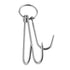 Stainless Steel Double Roast Meat Hook 9"