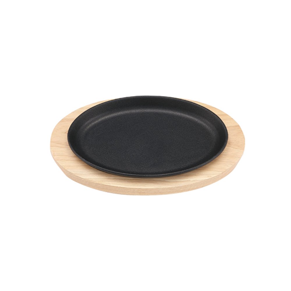 Iron Hot Sizzling Plate Oval 26cm