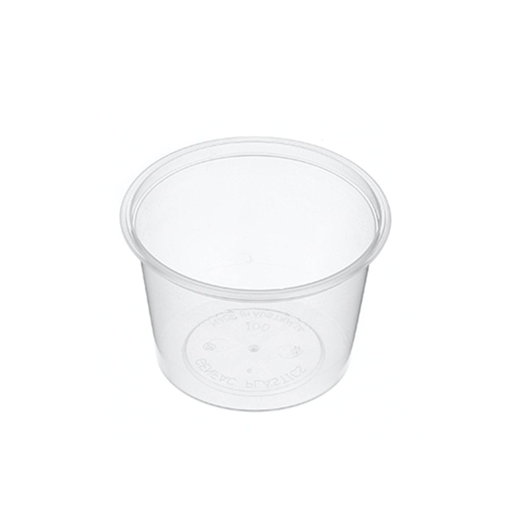 Plastic Sauce Container 4oz 100pcs