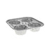 Foil Muffin Tray 4 Section 5 Pieces