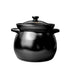 Clay Pot Bulb Shape Black 7.5" 3.3L