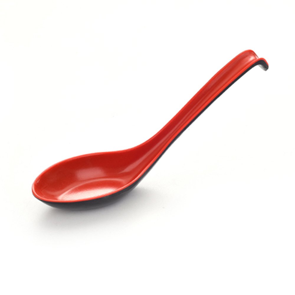 Lumin Spoon Melamine Soup Spoon with Hook Red/Black – New Gum Sarn
