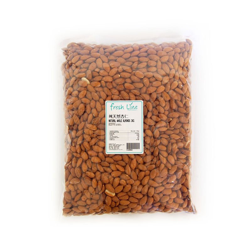 Almond Natural Whole 3kg