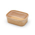 PP Lid For Kraft Rectangular Containers 50pcs