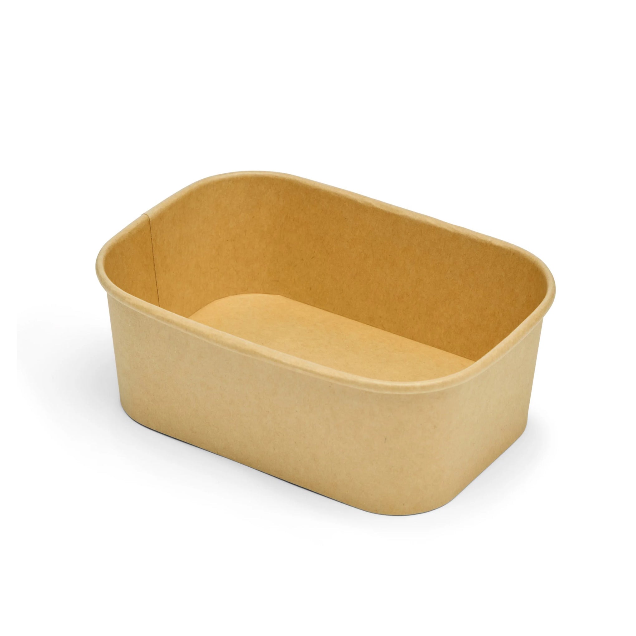 Kraft Rectangular Containers 1000ml 50pcs