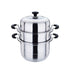 Stainless Steel Steam Pot 3 Tier 30cm