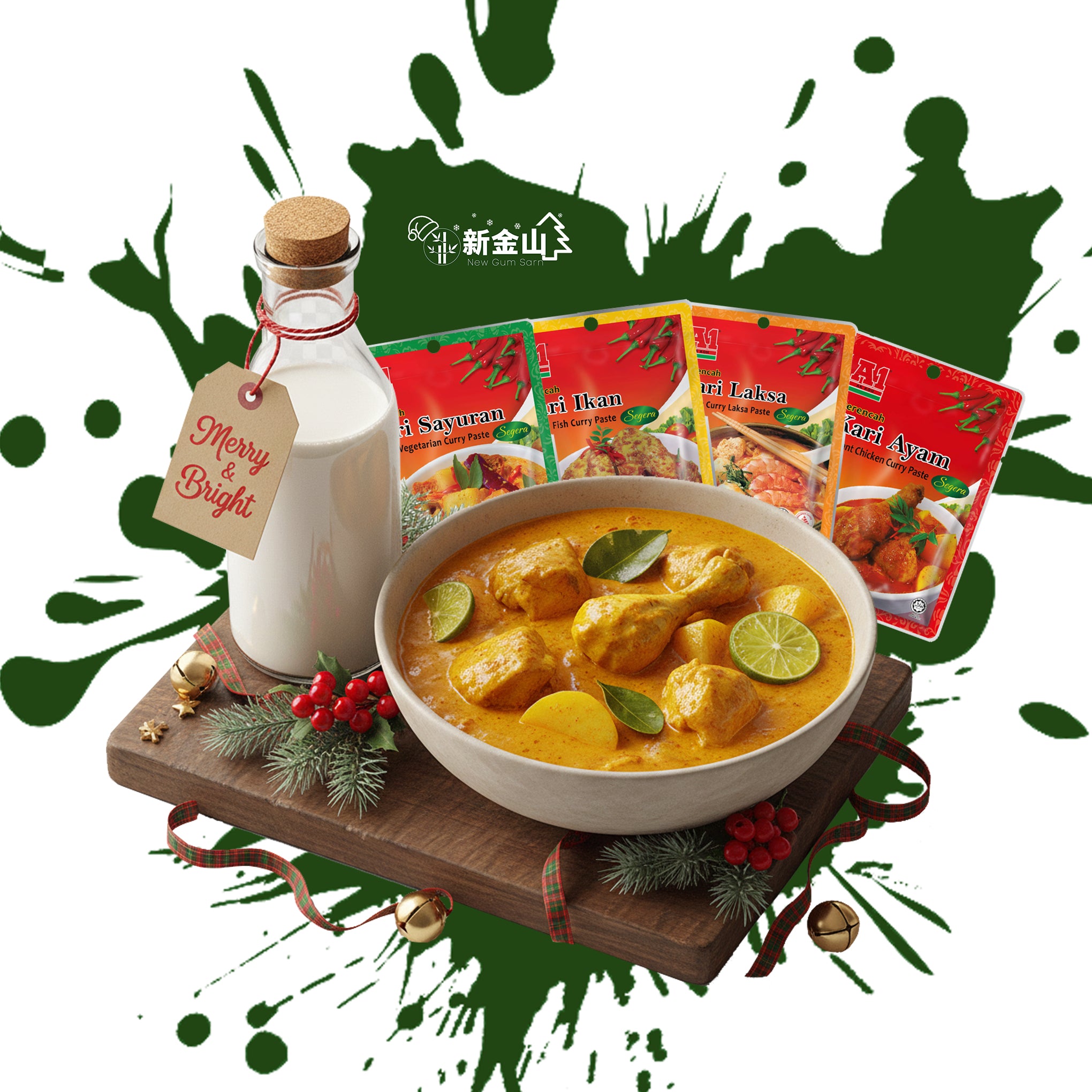 Christmas Home-Cooked Curry Pack