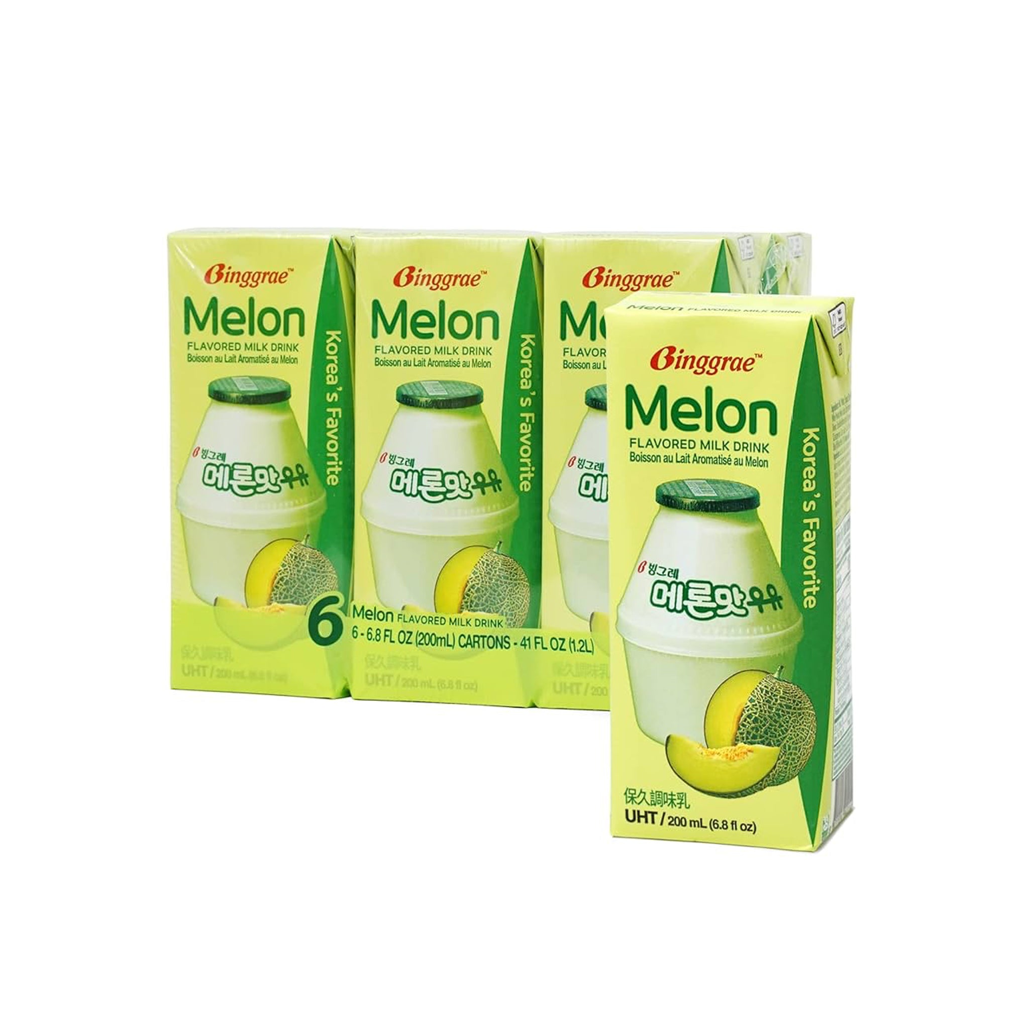 Melon Flavoured Milk Drink 6's x 200ml