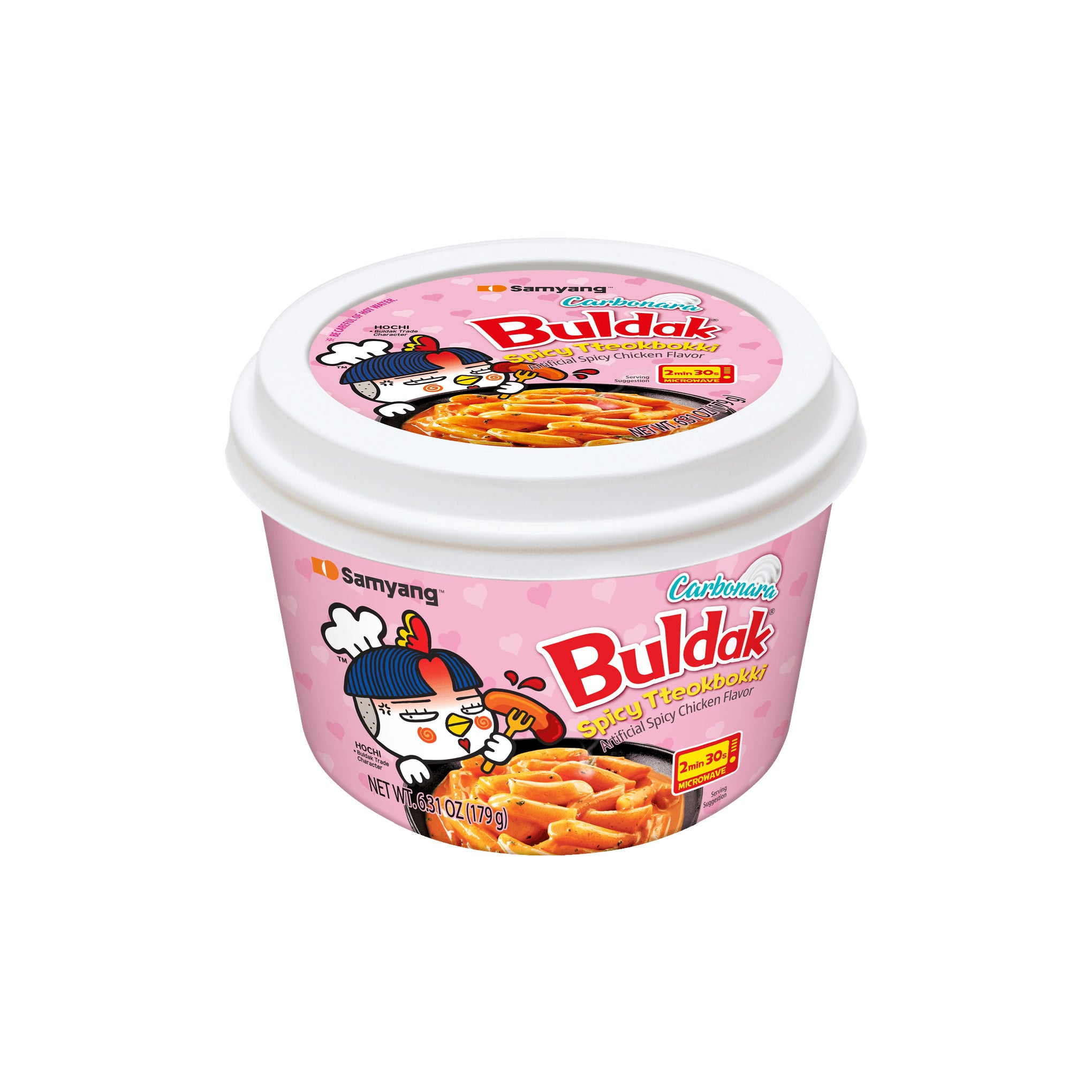 Buldak Spicy Tteokbokki Carbonara 179g