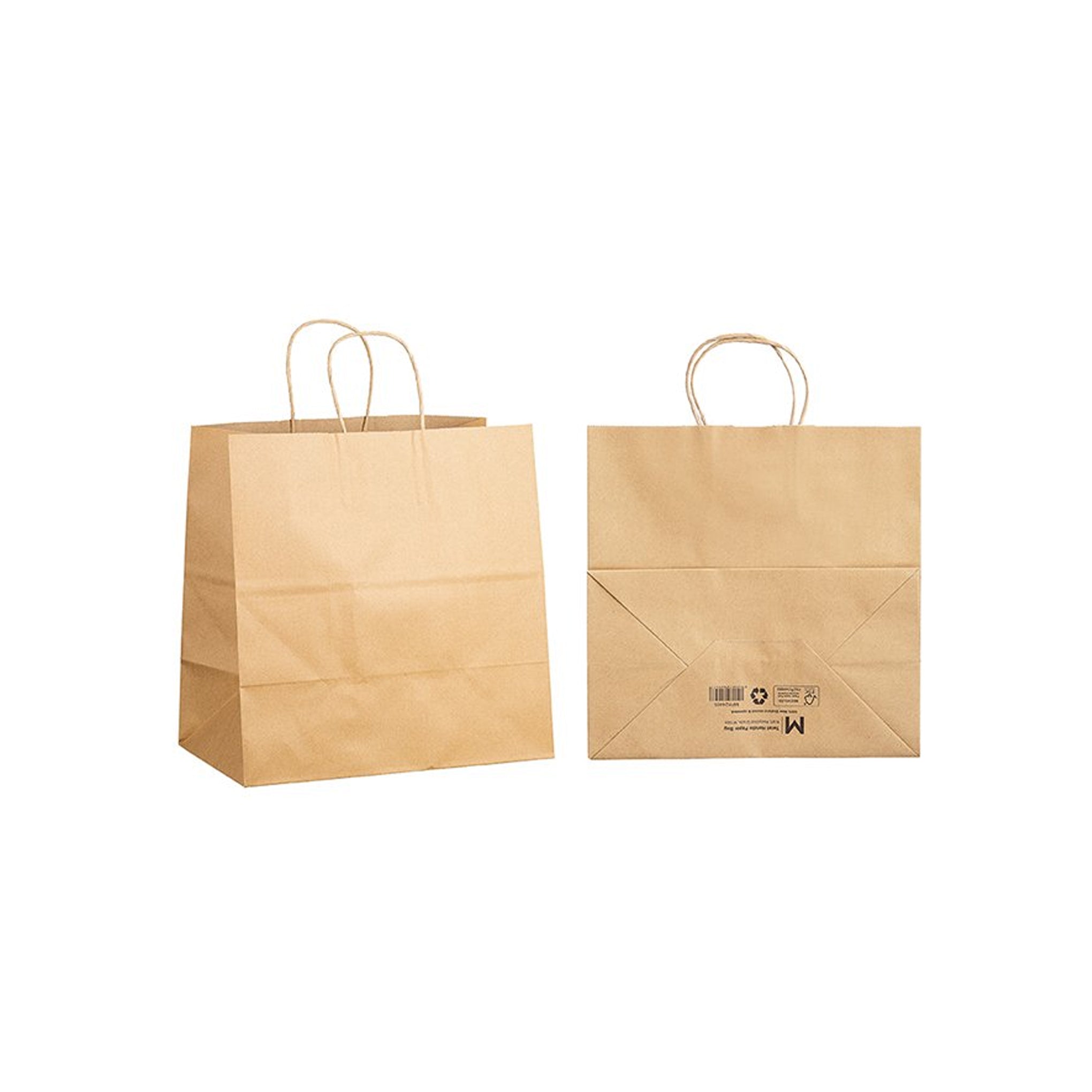 Brown Paper Bag Twist Handle (M) 25pcs