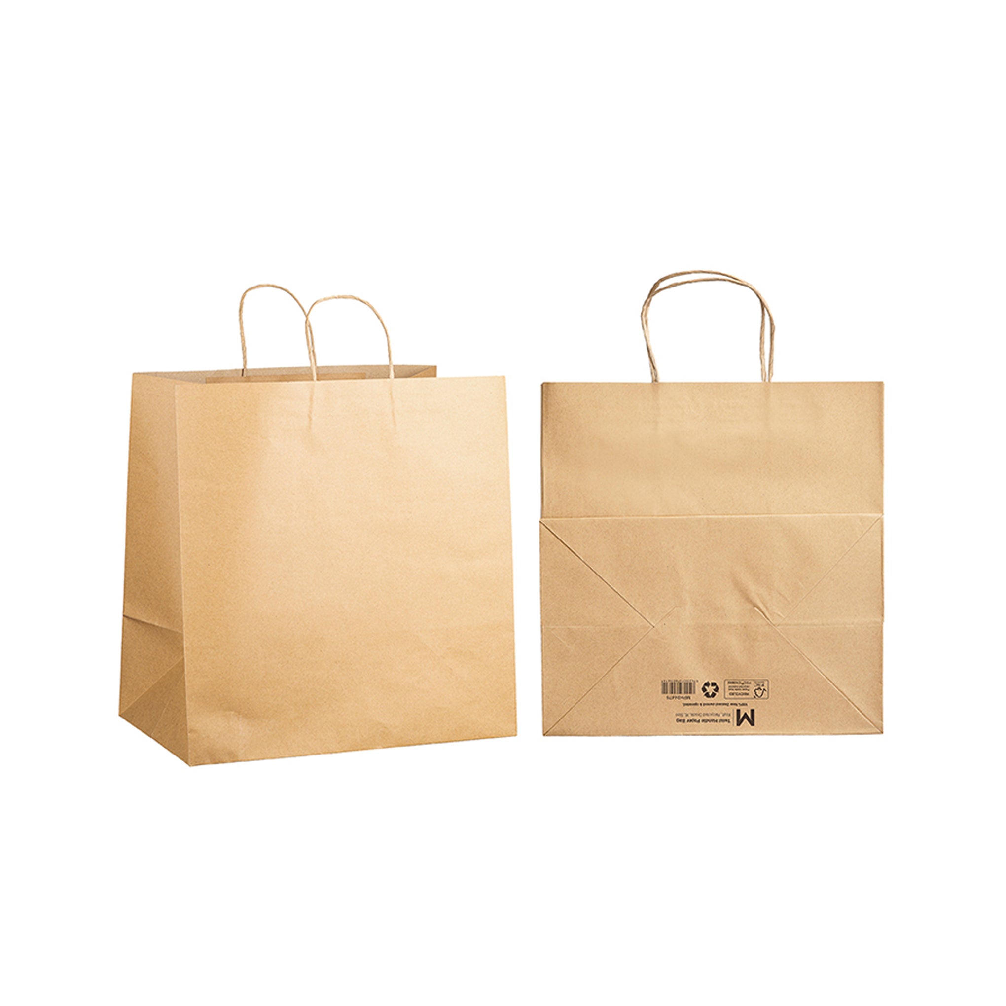 Brown Paper Bag Twist Handle (XL) 25pcs