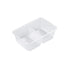 2-Compartment Rectangular Container 650ml 50pcs
