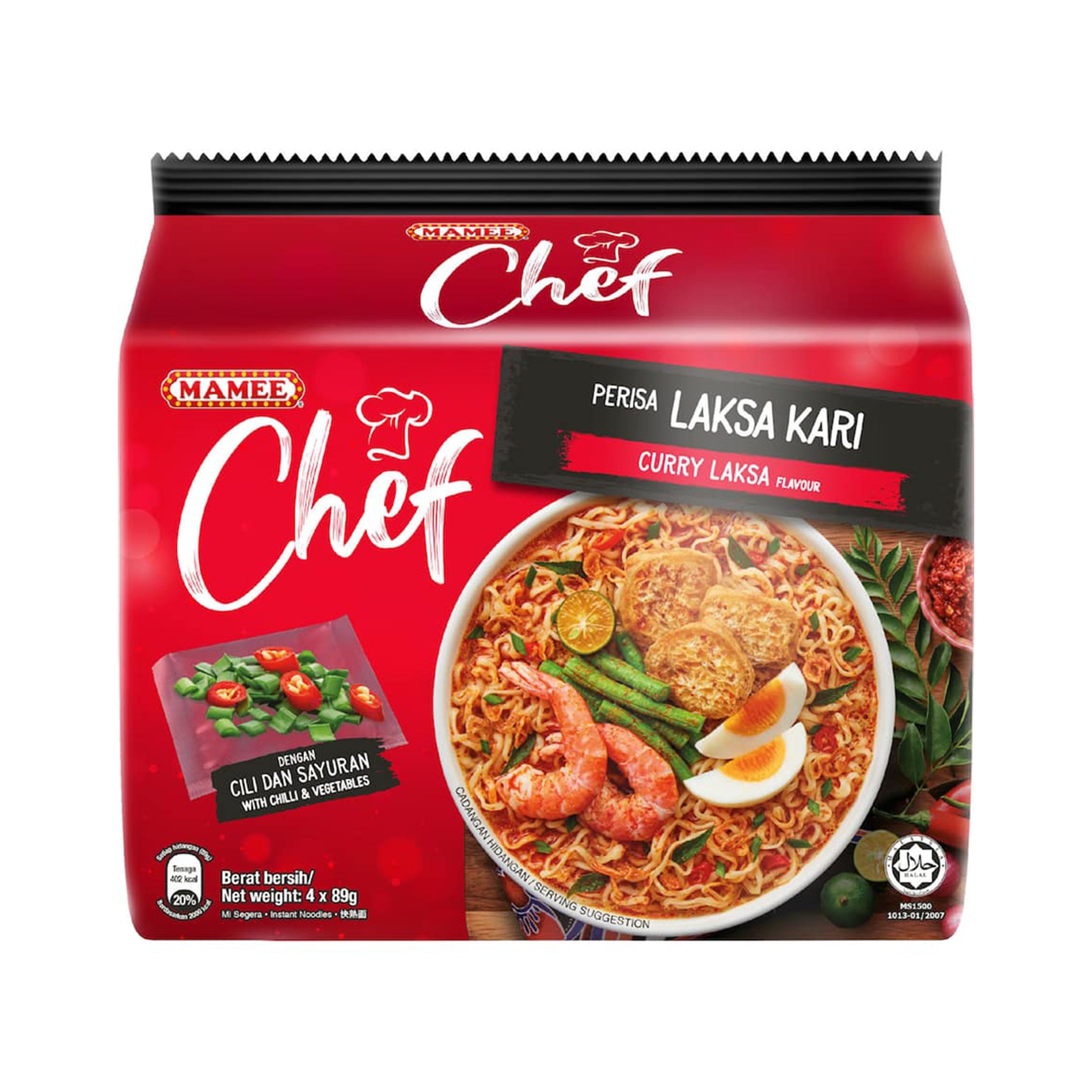Curry Laksa Noodles 4's x 89g