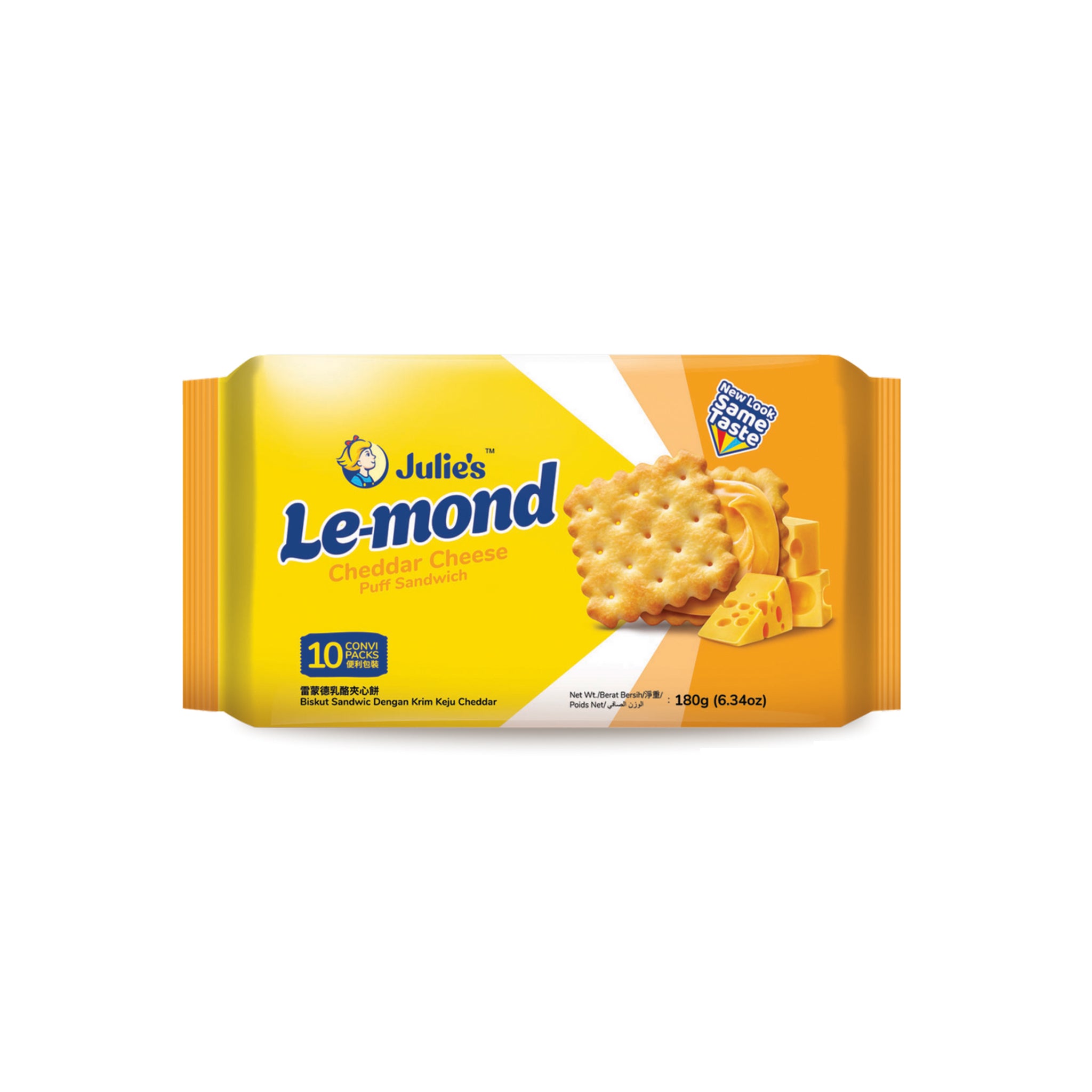 Le-mond Puff Sandwich Cheddar Cheese 180g