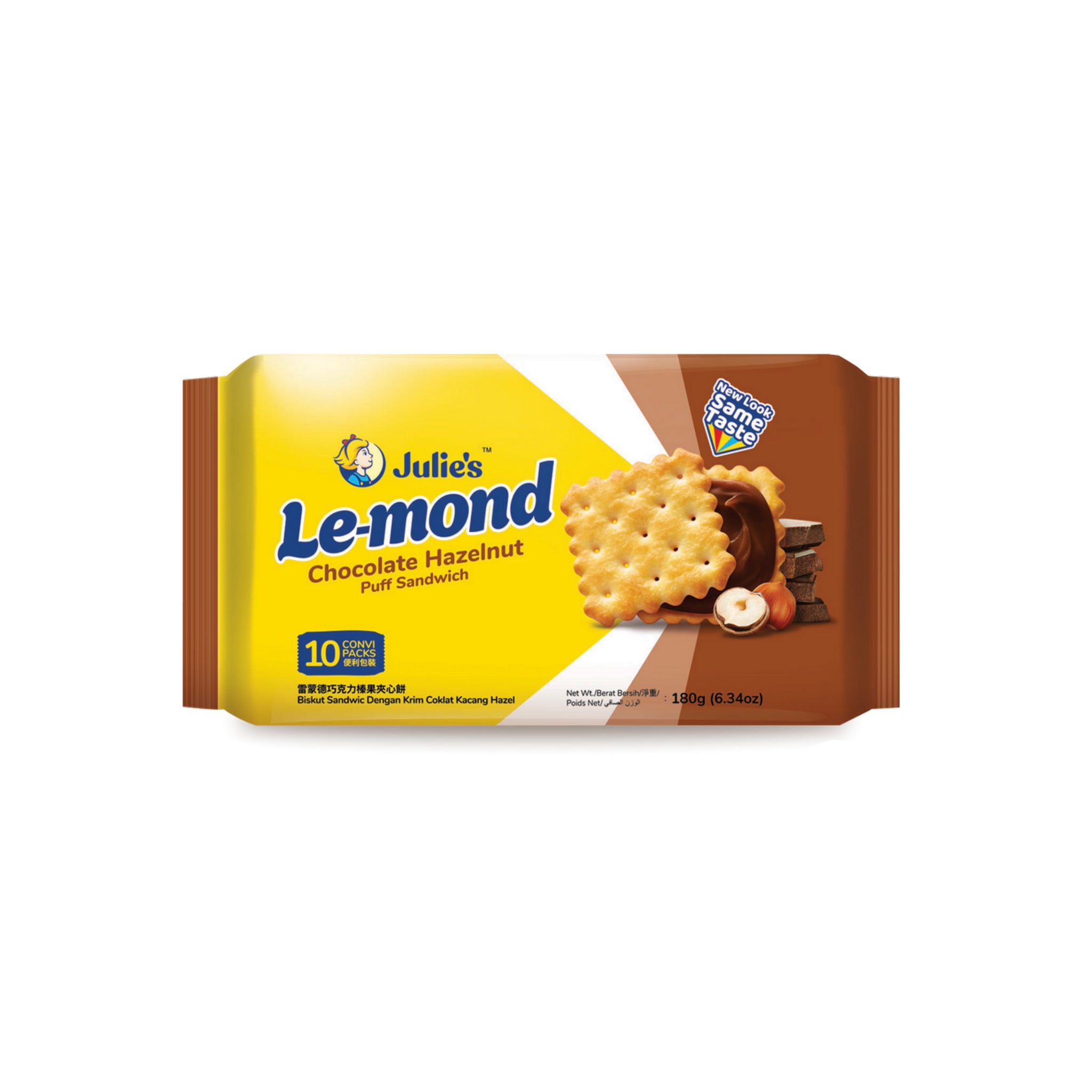Le-mond Puff Sandwich Chocolate Hazelnut 180g