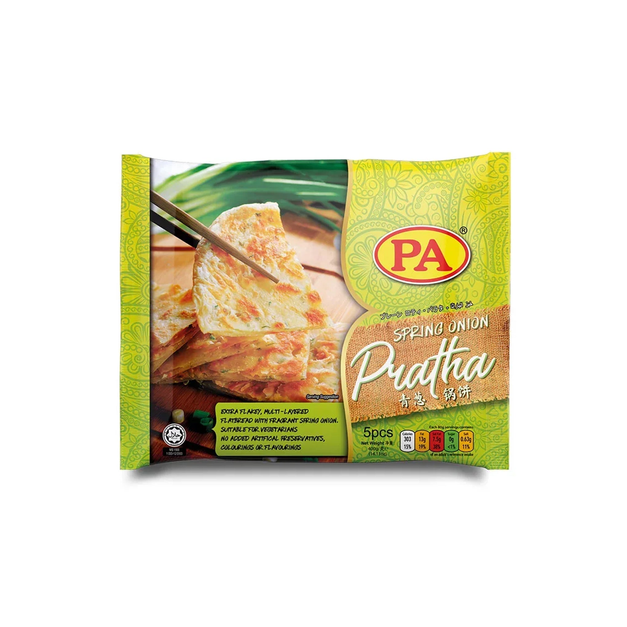 Spring Onion Roti Pratha 5's x 80g