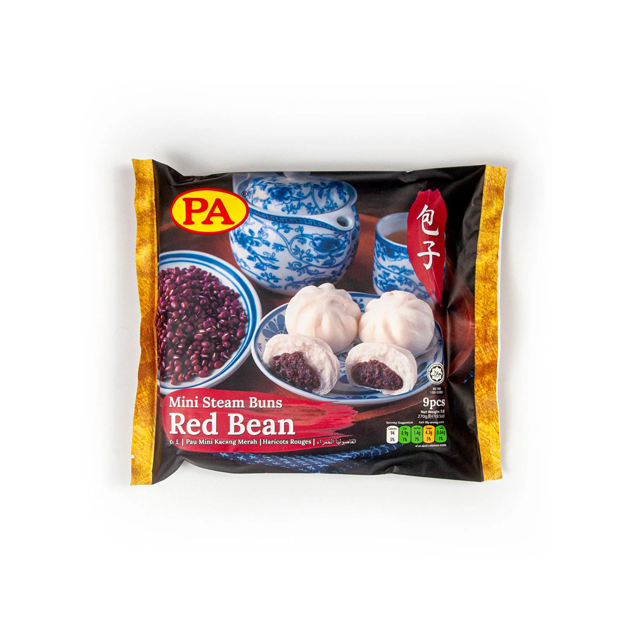 Mini Steam Bun Red Bean 9's x 30g