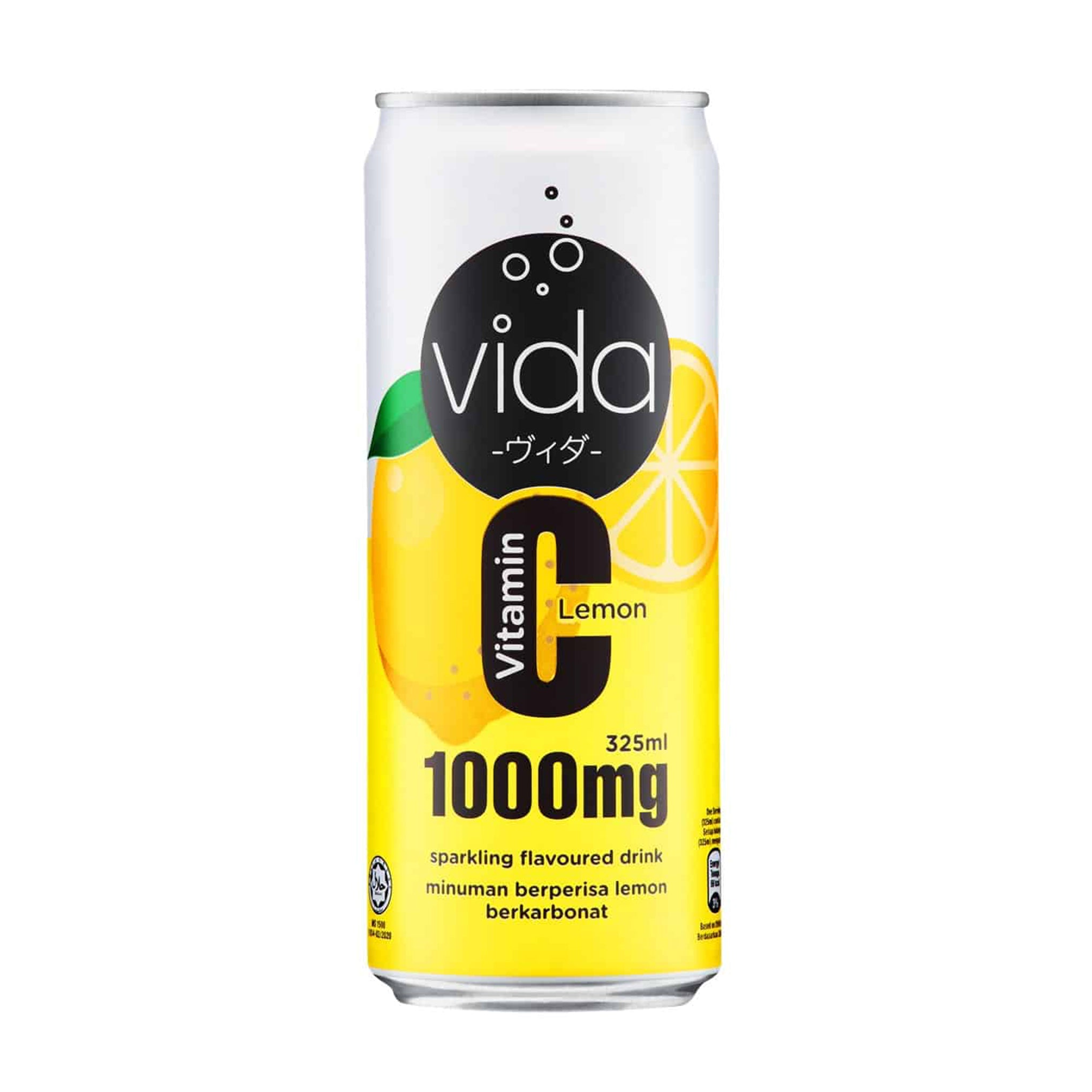 Vitamin C Sparkling Lemon Flavoured Drink 325ml