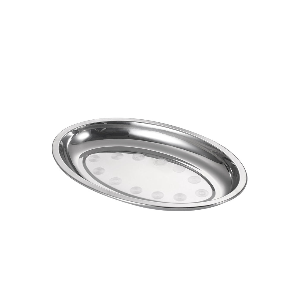 Stainless Steel Dish Oval 25cm