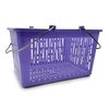 Plastic Shopping Basket Purple