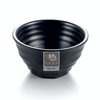 Melamine Ribbed Bowl (Black)
