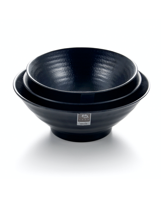 Melamine Open Flared Ramen Bowl (Black)
