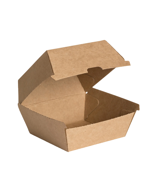 Kraft Paper Board Burger Box (Small)
