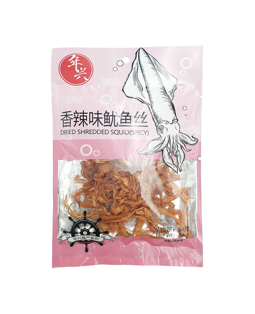 Dried Shredded Squid Pieces (Spicy)
