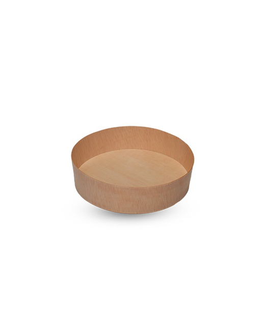 Round Wooden Veneer Box (Small)