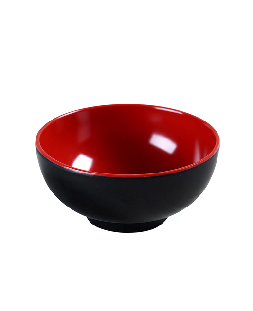 Melamine Deep Bowl (Red & Black)