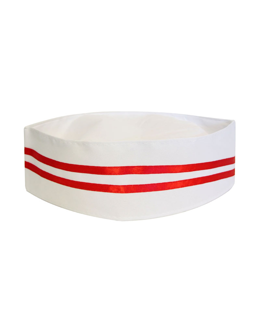 Chefs Hat Red Stripe