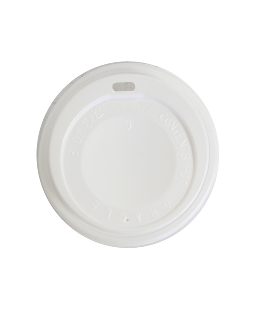 Lid For Coffee Cup 8oz (White)