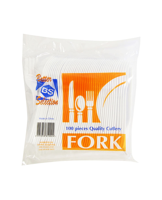 Plastic Fork (White)