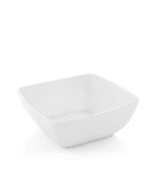 Crockery Square Bowl (White)