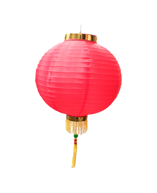 Silk Round Lantern (Red)